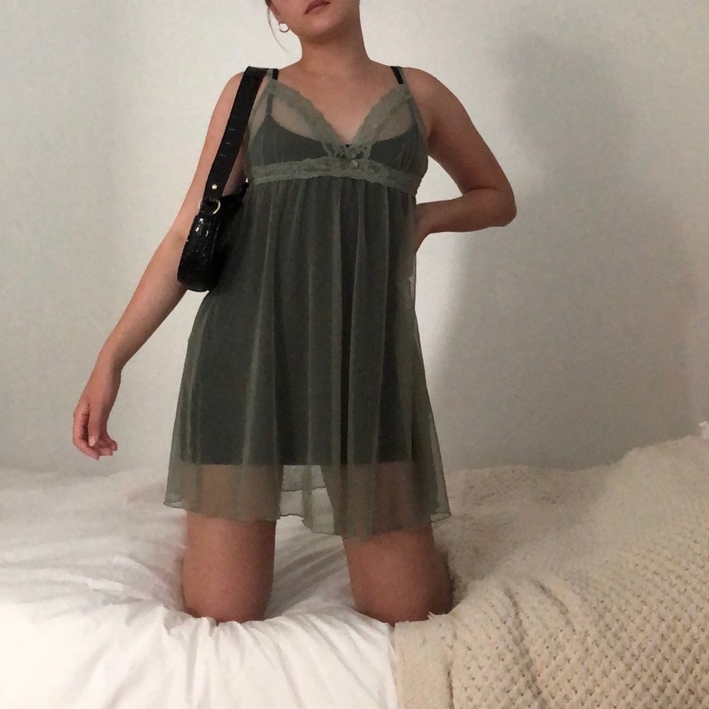 BABYDOLL SLIP DRESS - Picture 4 of 4